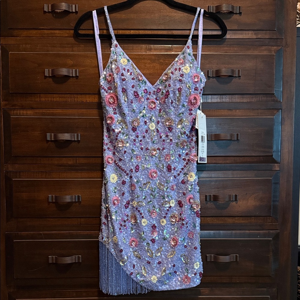 Colors Dress #3076 Elegant Floral Lavender